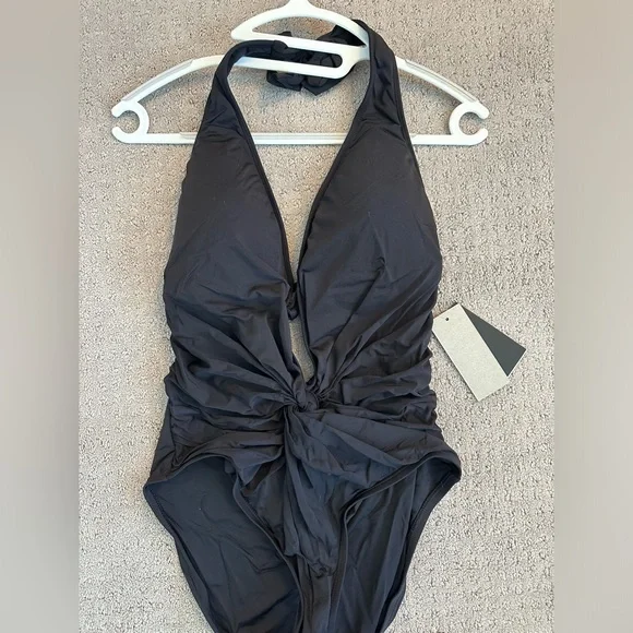 Kenneth Cole Swim New Kenneth Cole Plunge One Piece Swimsuit Poshmark
